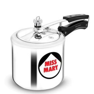 Hawkins 3.5 Litre Miss Mary Pressure Cooker, Inner Lid Cooker, Silver (MM35)